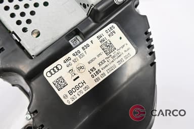 Километраж 4H0 920 830 F за AUDI A8 (4H_) 4.2 TDI quattro (2009)