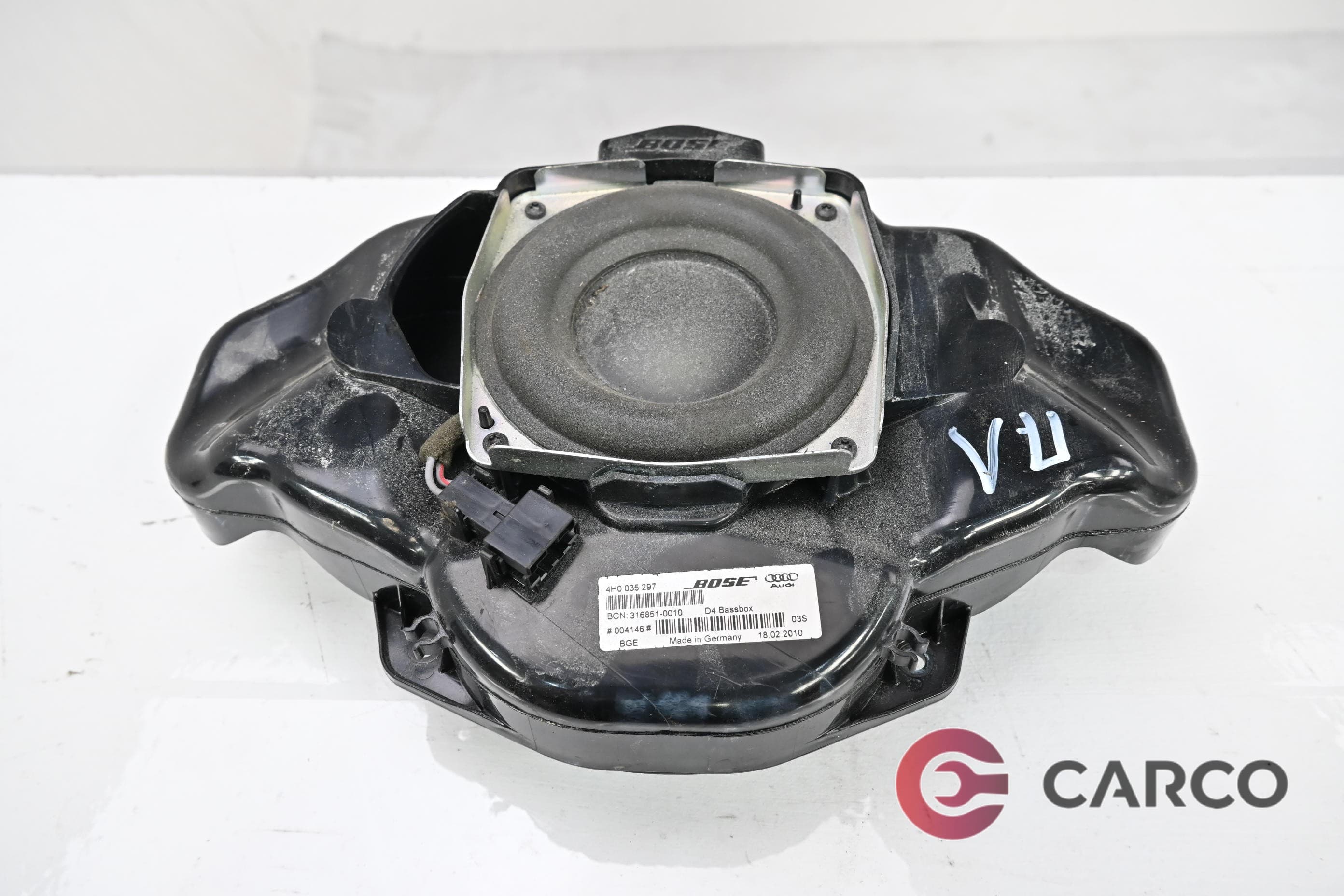 Високоговорител преден ляв 4H0 035 297 за AUDI A8 (4H_) 4.2 TDI quattro (2009)