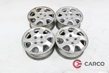 Алуминиеви джанти 15 цола 6Jx15 ET 16 4x108 Ц.О 65.1 4 броя за CITROEN C5 I (DC_) 1.8 16V (DC6FZB, DC6FZE) (2001 - 2004)