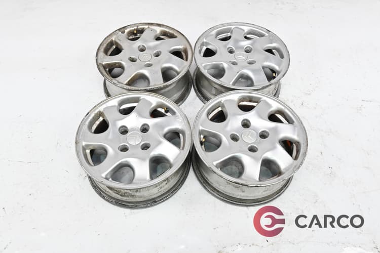 Алуминиеви джанти 15 цола 6Jx15 ET 16 4x108 Ц.О 65.1 4 броя за CITROEN C5 I (DC_) 1.8 16V (DC6FZB, DC6FZE) (2001 - 2004)