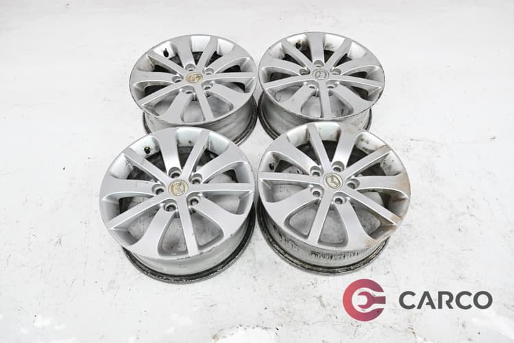 Алуминиеви джанти 16 цола 16x6.5J 52.5 5x114.3 Ц.О. 67.1 4 Броя за MAZDA RX 8 (SE17) 1.3 (2003 - 2012)