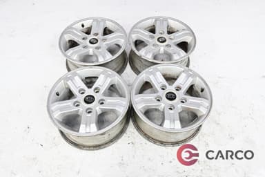 Алуминиеви джанти 16 цола 16x7JJ H2 5x139.7 Ц.О. 95.1 4 броя за KIA SORENTO I (JC) 2.5 CRDi (2002)