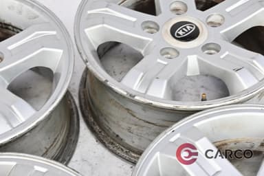 Алуминиеви джанти 16 цола 16x7JJ H2 5x139.7 Ц.О. 95.1 4 броя за KIA SORENTO I (JC) 2.5 CRDi (2002)
