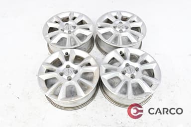 Алуминиеви джанти 16 цола 6Jx16H2 ET44 4x100 Ц.О. 56.1 4 броя за OPEL CORSA B (73_, 78_, 79_) 1.4 i 16V (1993 - 2002)