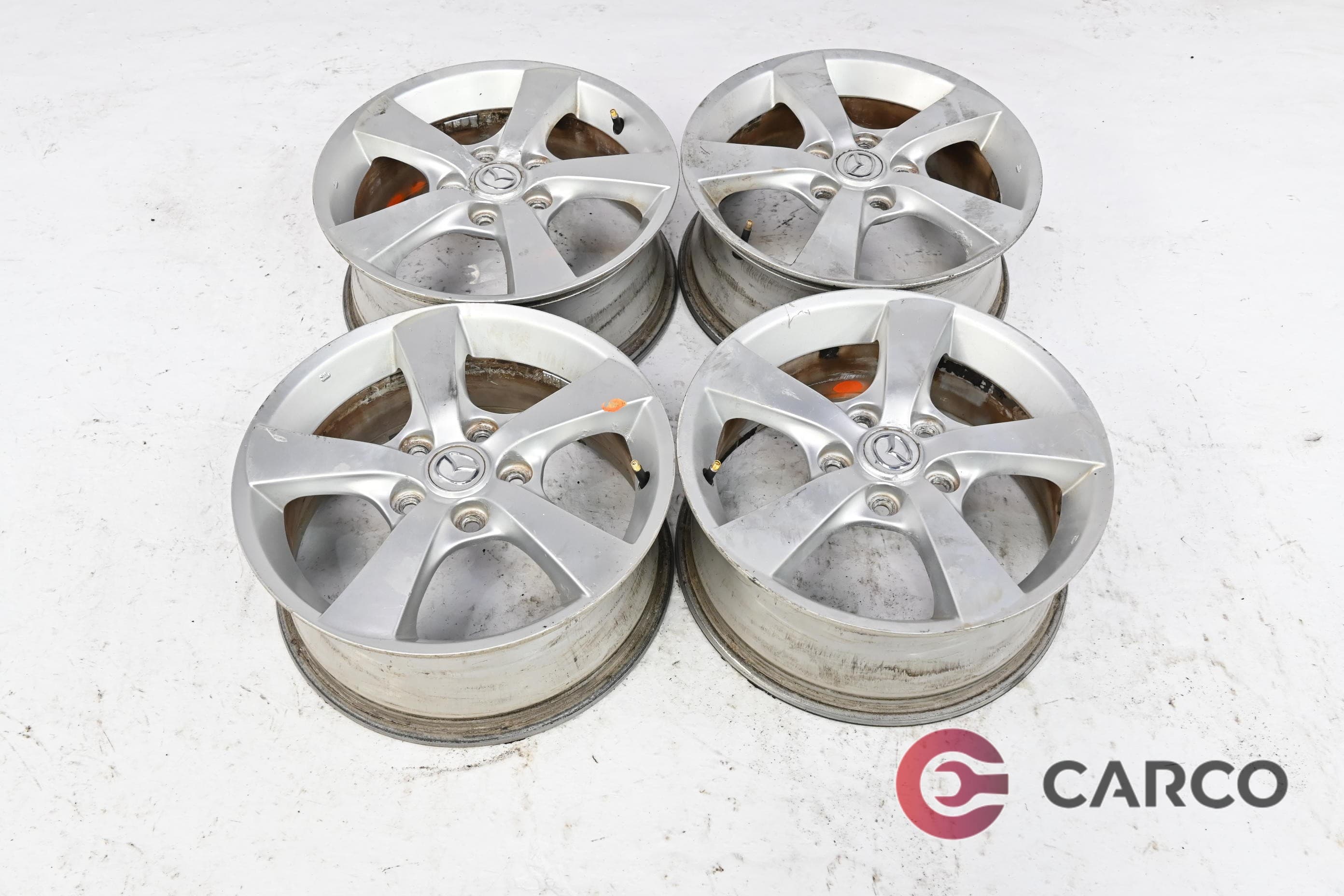 Алуминиеви джанти 16 цола 16x6.5 JCH ET 52.5 5x114.3 Ц.О 66.1 4 броя за MAZDA 3 (BK) 1.6 (2003 - 2009)