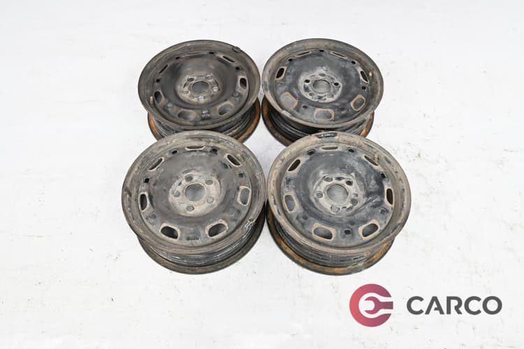 Стоманени джанти 14 цола 5Jx14 ET 35 5x100 Ц.О 57.1 4 броя за AUDI A3 (8L1) 1.8 T quattro (1996 - 2003)
