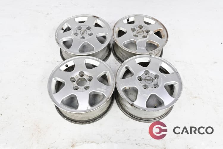 Алуминиеви джанти 15 цола 6Jx15 ET 43 5x110 Ц.О 65.1 4 броя за OPEL ZAFIRA A (F75_) 1.6 CNG (1999 - 2005)