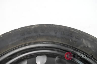 Резервна гума патерица 17 цола Goodyear 125/80 R17 DOT 3701 4.00Bx17H2 ET35 5x112 Ц.О.57.1 1 Брой за AUDI A4 (8E2, B6) 2.0 (2000 - 2004)