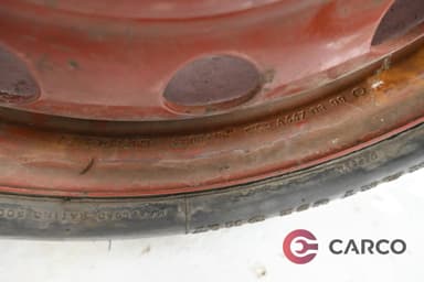 Резервна гума патерица 15 цола Continental 115/70 R15 DOT 039 4.00Bx15H 4x98 Ц.О.60.1 за FIAT IDEA (350_) 1.3 JTD (2003)