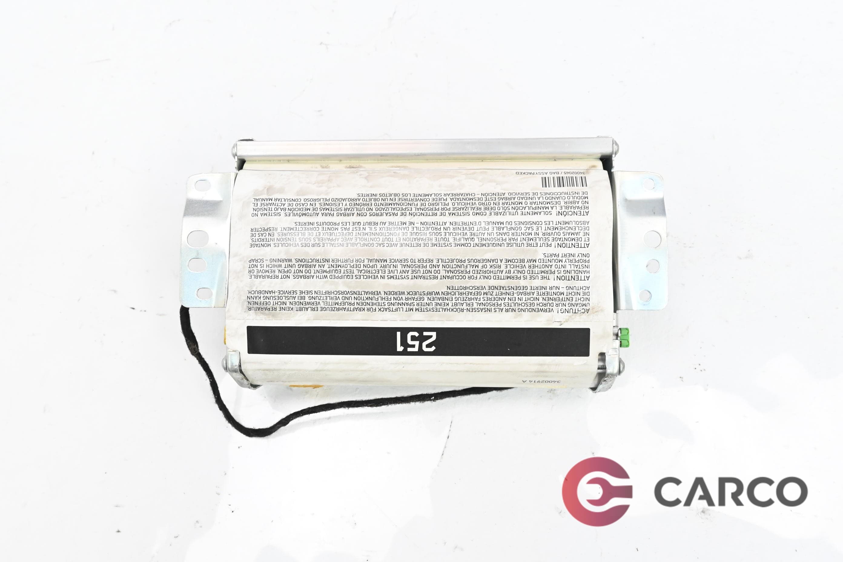 AIRBAG пасажер A251 860 08 05 за MERCEDES-BENZ M-CLASS (W164) Facelift ML 300 CDI 4-matic (164.120) (2005)