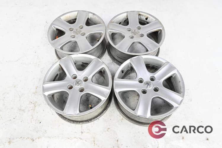 Алуминиеви джанти 16 цола 6.5Jx16CH4-31 4x108 Ц.О. 65.1 4 броя за PEUGEOT 208 1.2 (2012)