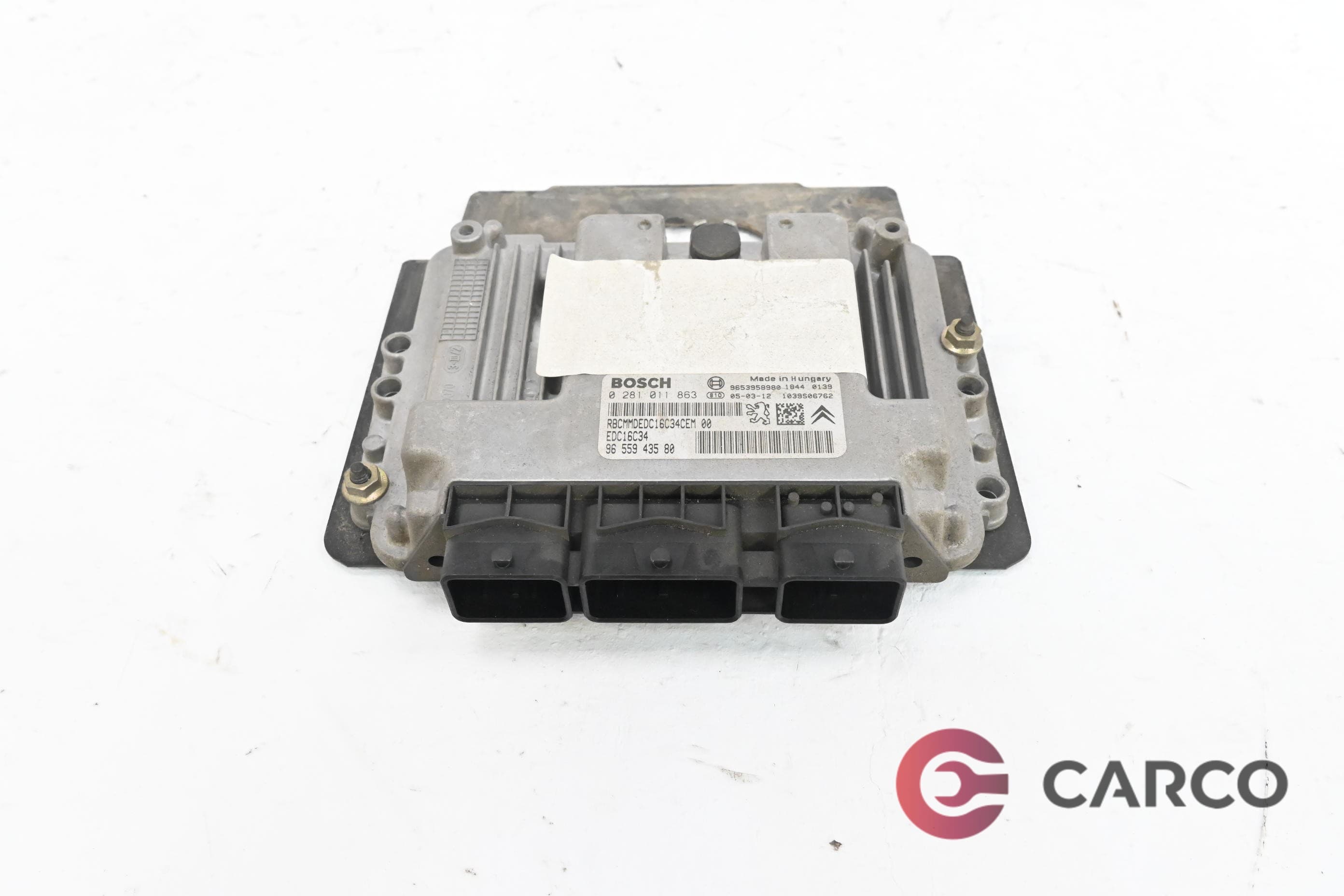 Компютър двигател 0 281 011 863 за CITROEN C4 I (LC_) 1.6 HDi (2004 - 2011)