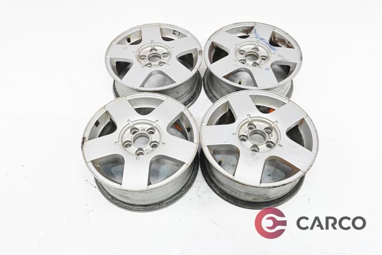 Алуминиеви джанти 15 цола 6Jx15H2 ET38 5x100 Ц.О. 57.1 4 броя за AUDI A2 (8Z0) 1.4 (2000 - 2005)