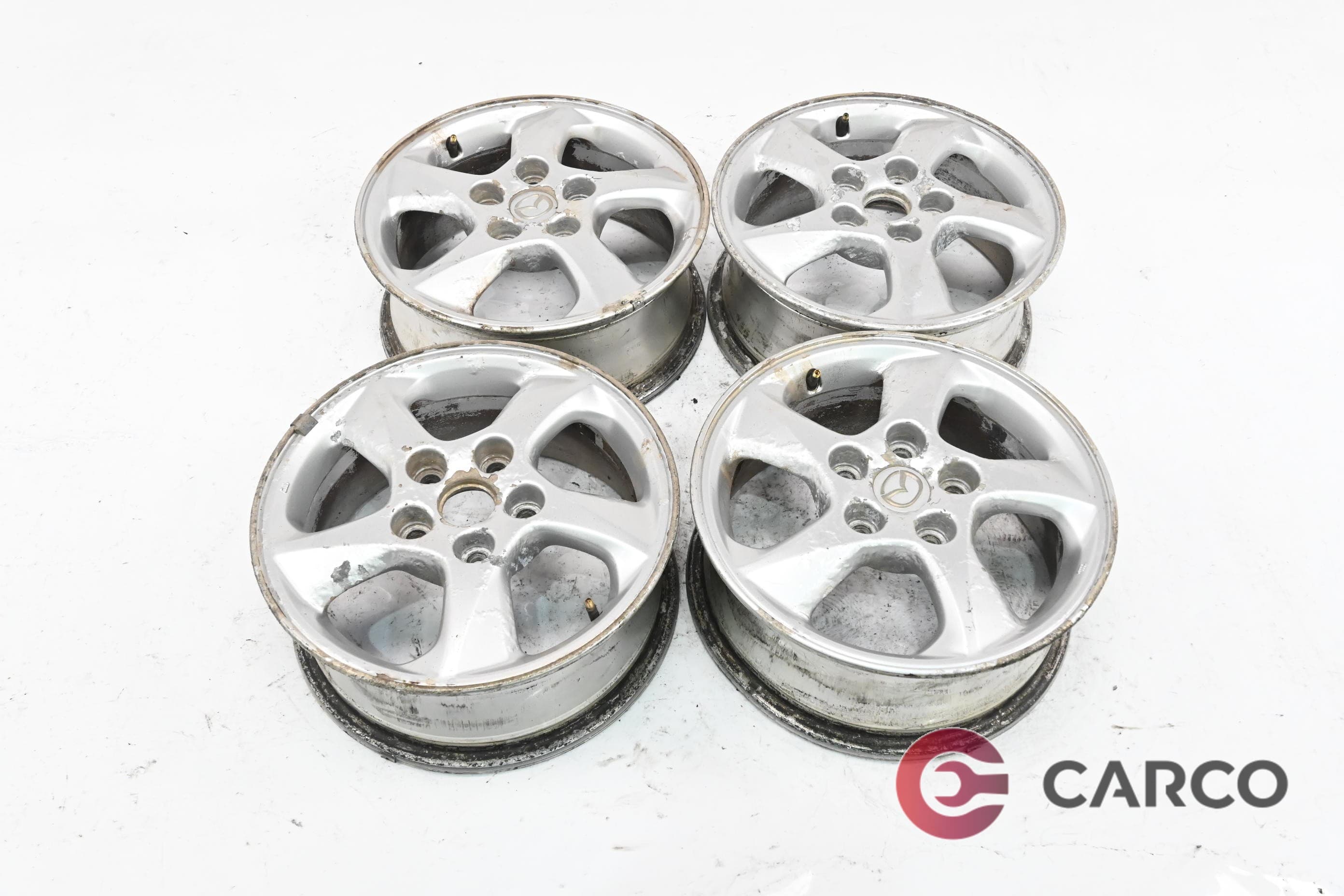 Алуминиеви джанти 15 цола J15x6JJ ET50 5x114.3 Ц.О. 67.1 4 броя за MAZDA 3 (BK) 1.6 (2003 - 2009)