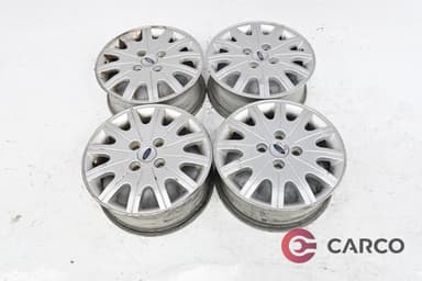 Алуминиеви джанти 15 цола 6JX15 H2 ET50 4X108 Ц.О. 63.4 4 Броя за FORD FOCUS (DAW, DBW) 1.8 Turbo DI / TDDi (1998 - 2007)