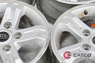 Алуминиеви джанти 16 цола 7JJx16H2 ET45 5x139.7 Ц.О 95.1 4 броя за KIA SORENTO I (JC) 2.5 CRDi (2002)