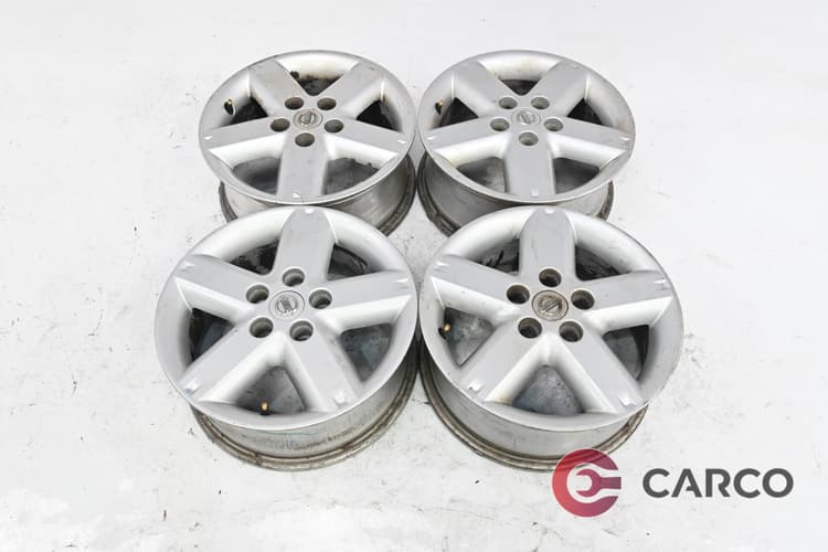 Алуминиеви джанти 16 цола 16X6.5JJ ET40 5X114.3 Ц.О.66.1 4 Броя за NISSAN QASHQAI (J10, JJ10) 1.6 (2007)