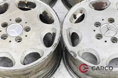 Алуминиеви джанти 15 цола 7JX15H2 ET41 5X112 Ц.О.66.6 4 Броя за MERCEDES-BENZ седан (W124) 300 TD SD (1984 - 1993)