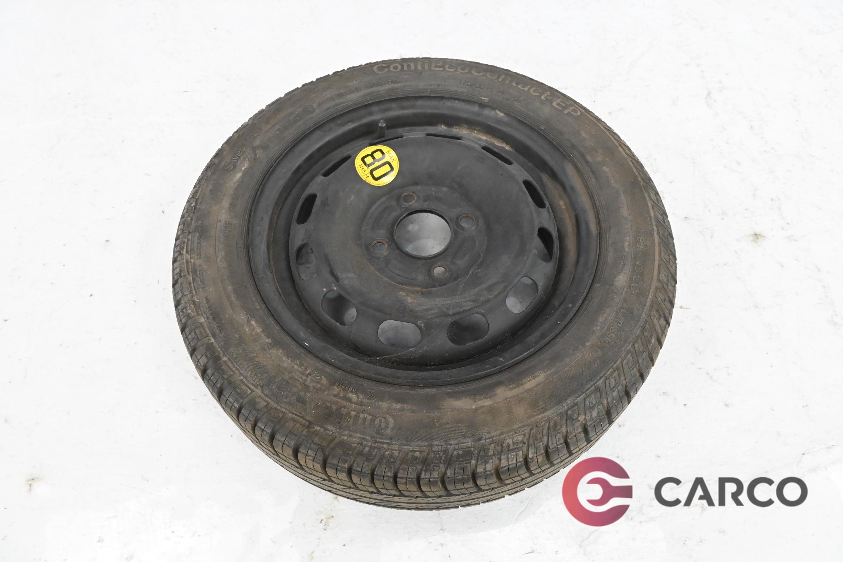 Резервна гума с джанта 14 цола Continental 175/65 R14 DOT 1408 BB5.5Jx14x47.5 4x108 Ц.О. 63.4 1 брой за FORD FIESTA V (JH_, JD_) 1.25 16V (2001 - 2010)