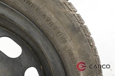 Резервна гума с джанта 14 цола Continental 175/65 R14 DOT 1408 BB5.5Jx14x47.5 4x108 Ц.О. 63.4 1 брой за FORD FIESTA V (JH_, JD_) 1.25 16V (2001 - 2010)