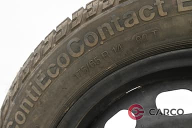 Резервна гума с джанта 14 цола Continental 175/65 R14 DOT 1408 BB5.5Jx14x47.5 4x108 Ц.О. 63.4 1 брой за FORD FIESTA V (JH_, JD_) 1.25 16V (2001 - 2010)