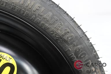 Резервна гума патерица 14 цола Continental 105/70 R14 DOT 256 3.5J14H2 ET42 4x100 Ц.О. 57.1 1 Брой за VW POLO (6N1) 75 1.6 (1994 - 1999)