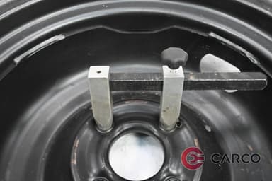 Резервна гума патерица 14 цола Continental 105/70 R14 DOT 256 3.5J14H2 ET42 4x100 Ц.О. 57.1 1 Брой за VW POLO (6N1) 75 1.6 (1994 - 1999)