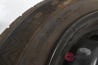 Резервна гума патерица 15 цола Continental 195/65 R15 DOT 4214 6.5J15H2H ET 43 5x114.3 Ц.О. 66.1 1 Брой за RENAULT MEGANE III хетчбек (BZ0_) 1.5 dCi (BZ0C) (2008)