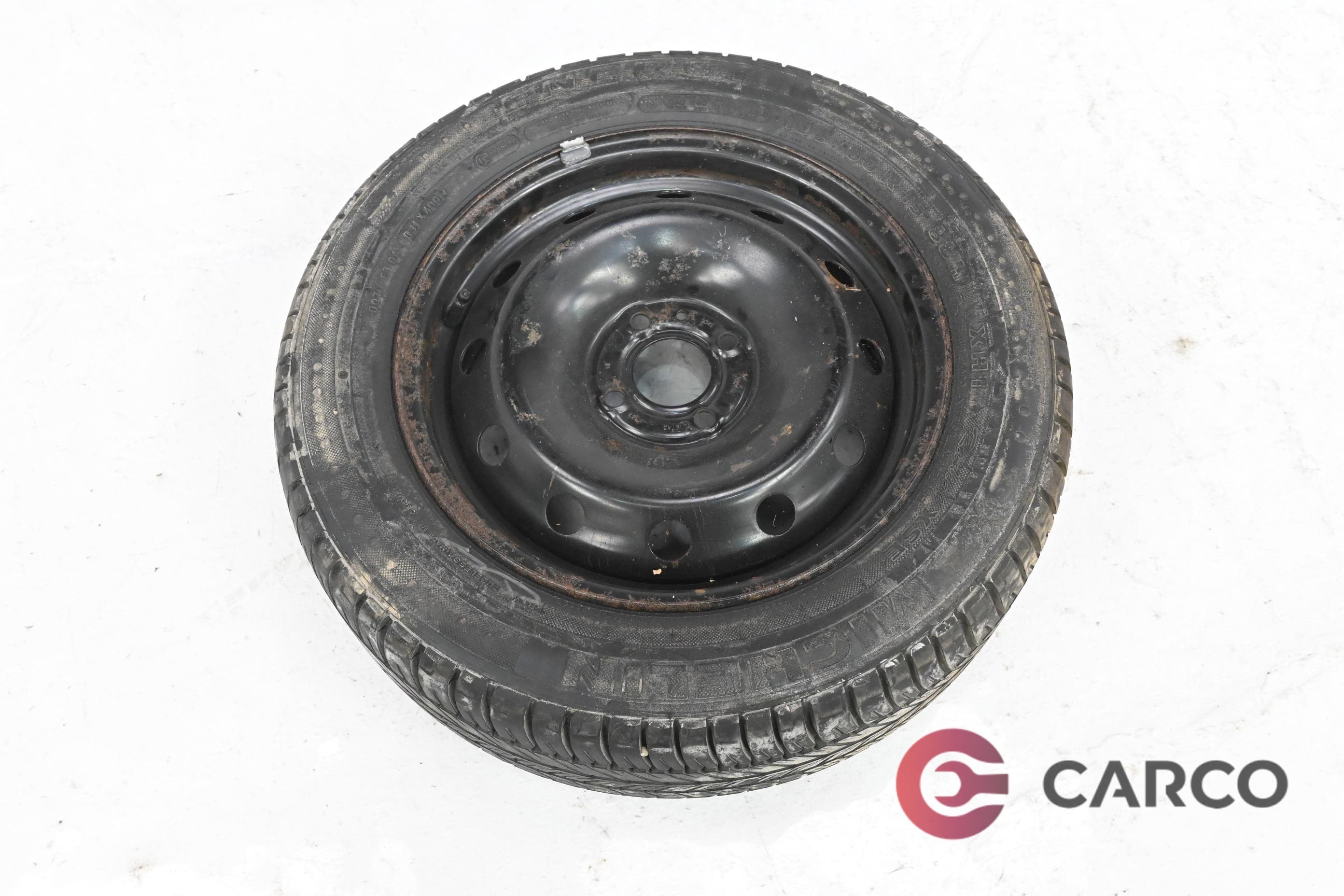 Резервна гума патерица 15 цола Michelin 195/60 R15 DOT 409 6Jx15H2 ET 43 4x100 Ц.О.60.1 1 Брой за RENAULT MEGANE II (BM0/1_, CM0/1_) 1.5 dCi (BM0F, CM0F) (2002 - 2011)