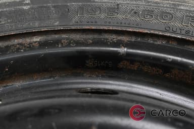 Резервна гума патерица 15 цола Michelin 195/60 R15 DOT 409 6Jx15H2 ET 43 4x100 Ц.О.60.1 1 Брой за RENAULT MEGANE II (BM0/1_, CM0/1_) 1.5 dCi (BM0F, CM0F) (2002 - 2011)