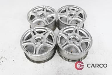 Алуминиеви джанти 15 цола 7JX15H2 ET42 4X100 Ц.О.60.1 4 Броя за RENAULT CLIO II кутия (SB0/1/2_) 1.9 D (SB0E) (1998)