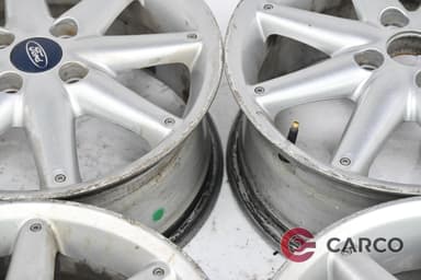 Алуминиеви джанти 16 цола 6.5JX16H2 ET52.2 4X108 Ц.О.63.4 4 Броя за FORD FIESTA VI 1.25 (2008)