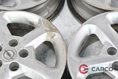 Алуминиеви джанти 16 цола 6.5JX16 ET37 5X108 Ц.О.65.1 4 Броя за OPEL ZAFIRA B (A05) 1.9 CDTI (2005)