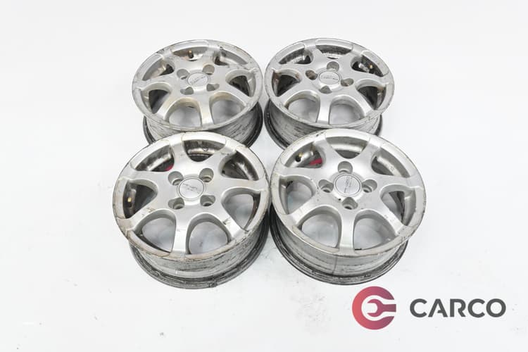 Алуминиеви джанти 14 цола 5.5Jx14H2 ET35 4x100 4 Броя за RENAULT CLIO Mk II (BB0/1/2_, CB0/1/2_) 1.9 dTi (B/CB0U) (1998)
