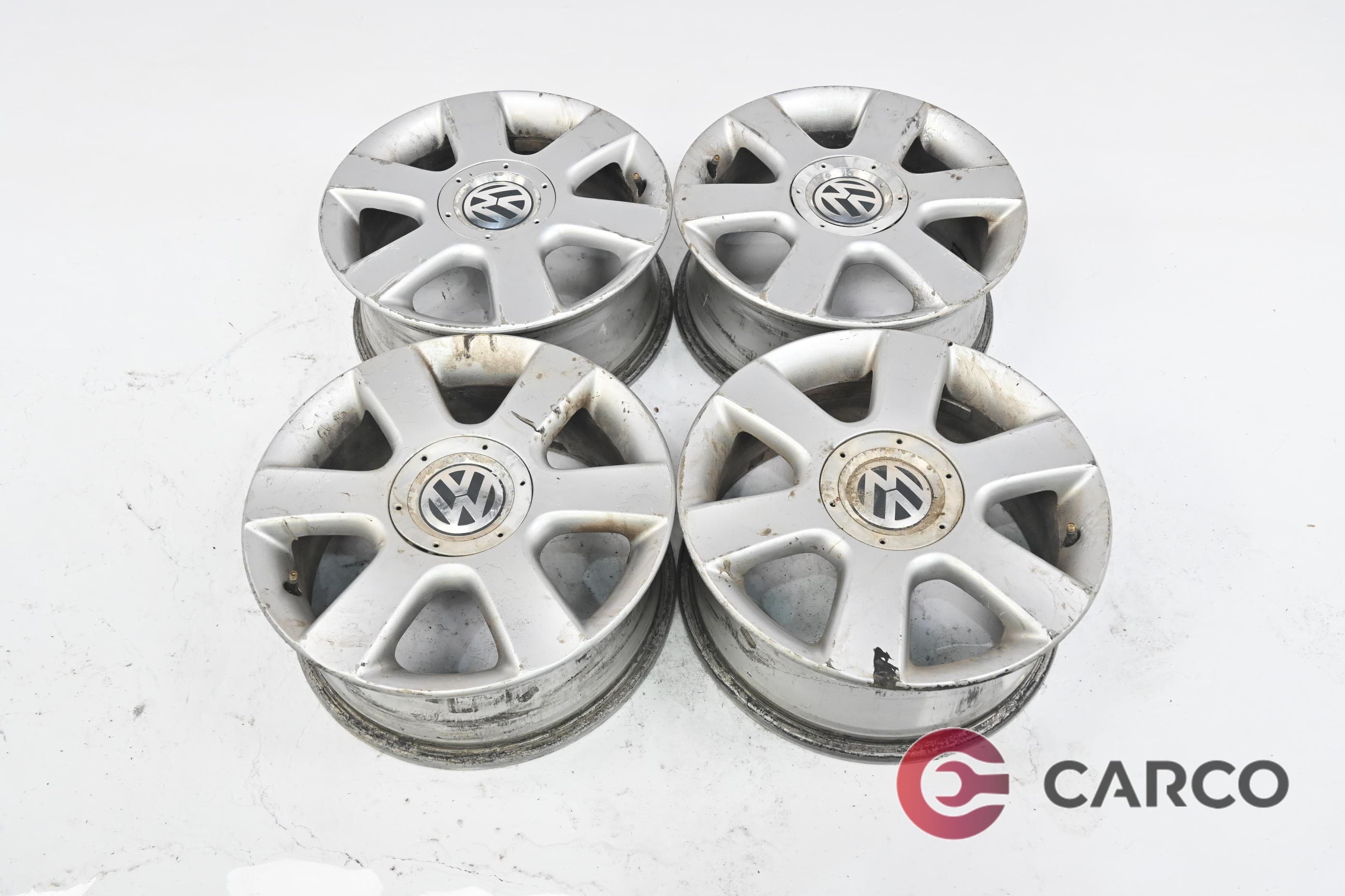 Алуминиеви джанти 16 цола 6.5Jx16H2 ET 50 5x112 Ц.О 57.1 4 Броя за VW GOLF VI (5K1) 1.4 TSI (2008 - 2013)