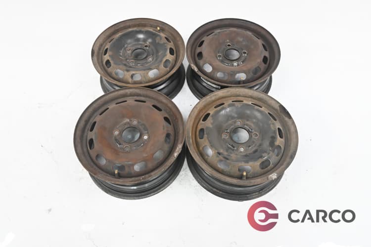 Стоманени джанти 14 цола 5.5Jx14 4x108 Ц.О. 63.4 4 Броя за FORD FIESTA V (JH_, JD_) 1.4 16V (2001 - 2010)
