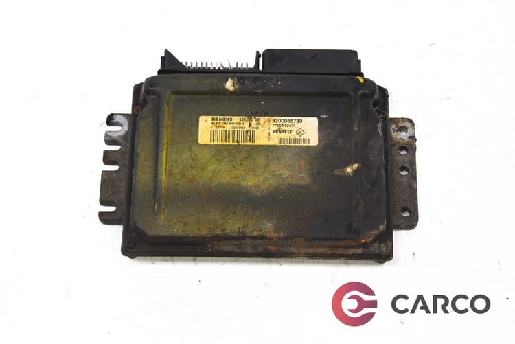 Компютър двигател 8200055730 за RENAULT MEGANE I Cabriolet (EA0/1_) 1.6 16V (EA0B, EA04, EA11) (1996 - 2003)