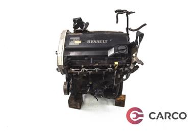 Двигател 2.0 16v 147hp за RENAULT MEGANE I Coach (DA0/1_) 2.0 16V (DA0H) (1996 - 2003)