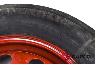 Резервна гума патерица 15 цола 125/80 R15 1 Брой за FIAT MAREA Weekend (185) 1.6 100 16V (1996 - 2007)
