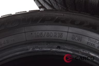 Зимни гуми 15 цола TOYO 195/60R15 DOT1916 4 броя за MAZDA 626 V седан (GF) 1.8 (1997 - 2002)