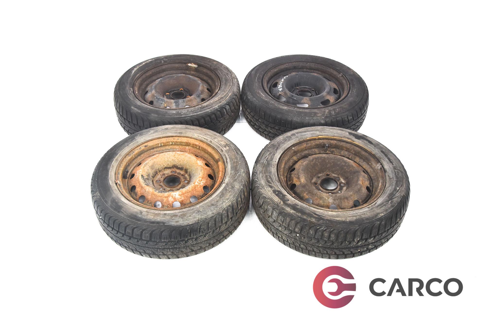 Стоманени джанти с гуми зимни 185/65R15 DOT4817 4 броя за CITROEN XSARA (N1) 1.8 i 16V (1997 - 2005)