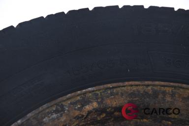 Стоманени джанти 14 цола гуми летни 185/65R14 2 броя за RENAULT LAGUNA I (B56_, 556_) 2.0 16V (B56D/M) (1993 - 2001)