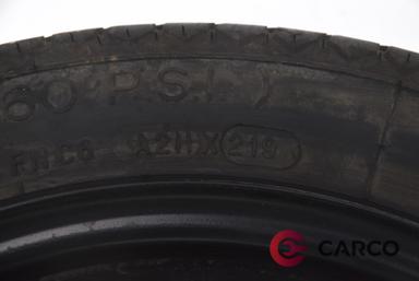 Резервна гума с джанта 14 цола 105/70R14 1 брой за SEAT AROSA (6H) 1.0 (1997 - 2004)