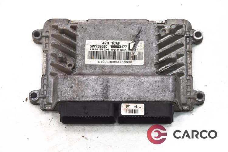 Компютър двигател 96983177 за CHEVROLET AVEO хетчбек (T250, T255) 1.2 (2007)