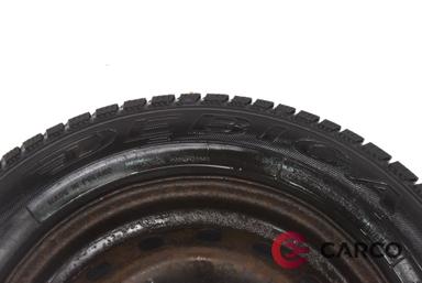 Стоманена джанто 13 цола с гума 155/70R13 1 брой за FIAT PUNTO (176) 60 1.2 (1993 - 1999)