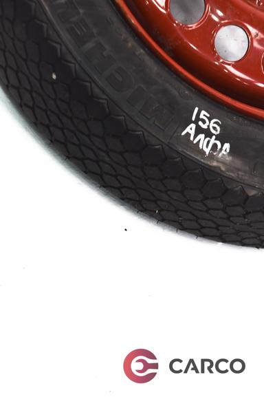Резервна гума 15 цола с джанта 125/80R15 1 брой за ALFA ROMEO 156 (932) 1.8 16V T.SPARK (932A31__) (1997 - 2005)