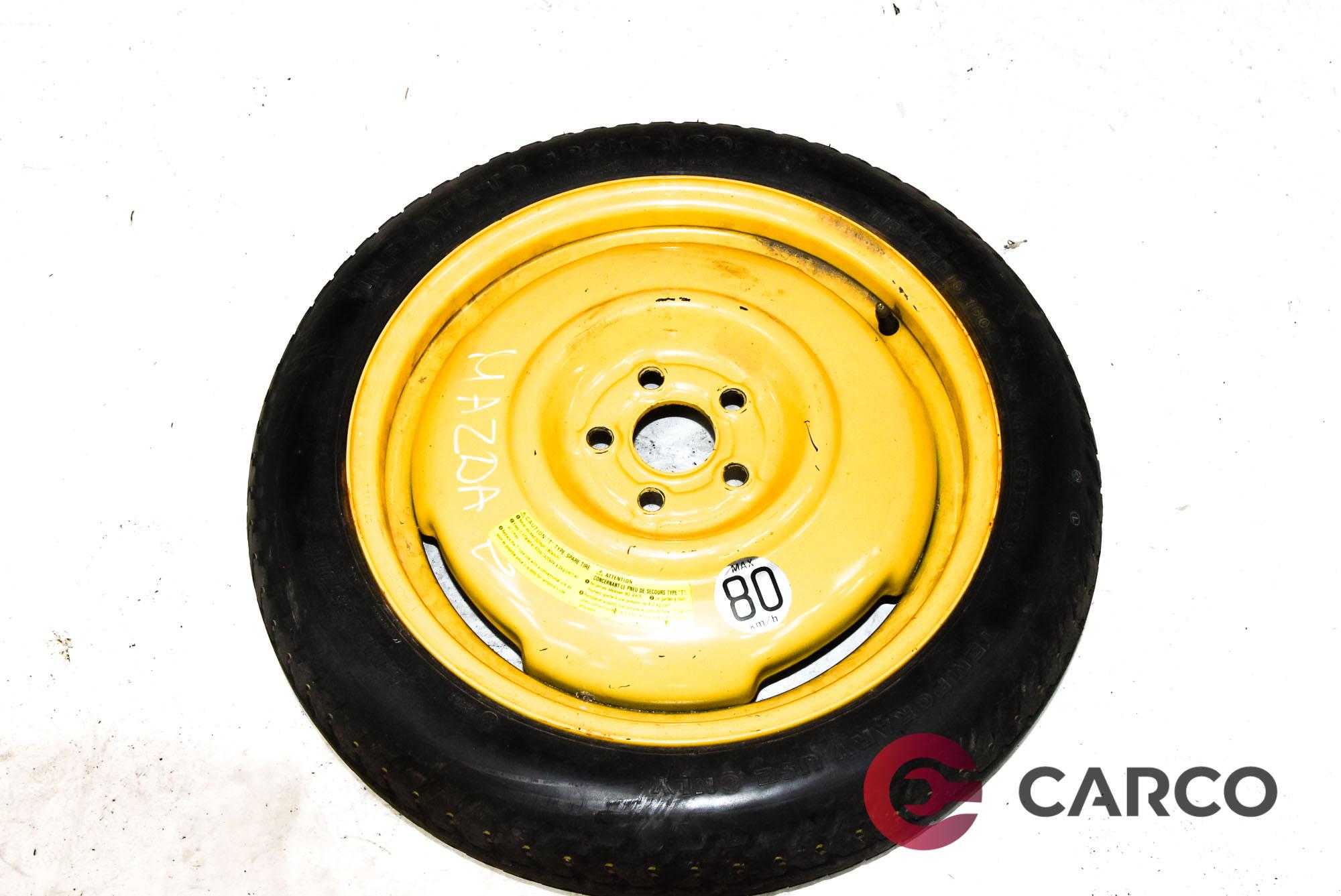 Резервна гума с джанта 16 цола Bridgestone 135/70D16 1 брой за MAZDA 2 (DY) 1.5 (2003)