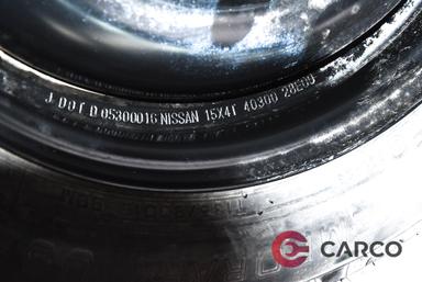 Резервна гума 15 цола с джанта 135/80D15 1 брой за NISSAN PRIMERA (P11) 1.8 16V (1996 - 2001)