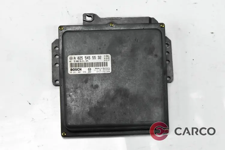 Компютър двигател 025 545 55 32 за MERCEDES-BENZ E-CLASS седан (W210) E 300 Turbo-D (210.025) (1995 - 2003)