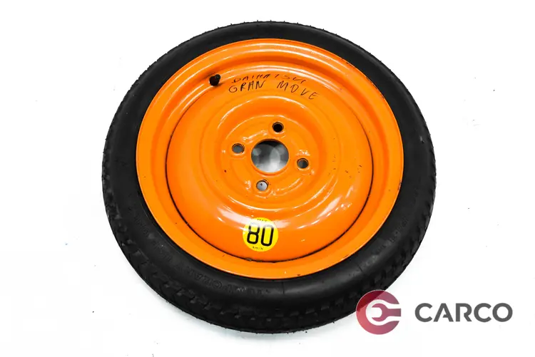 Резервна гума с джанта 14 цола Bridgestone 115/70R14 14x4T DOT0101 1брой за DAIHATSU GRAN MOVE (G3) 1.6 16V (G301) (1996)